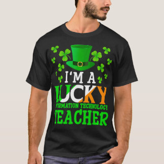 T-shirt Je suis un heureux enseignant en technologie de l'