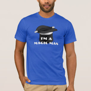 T-shirt "Je suis un homme magique" avec le chapeau de