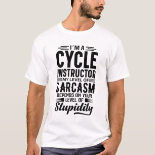 T-shirt Je suis un instructeur de cycle