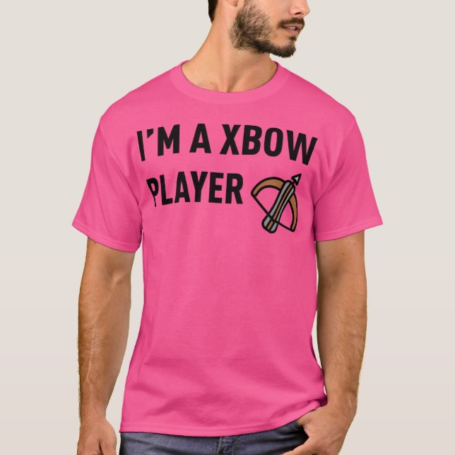T-shirt Je Suis Un Joueur Xbow - Cr (Devant)