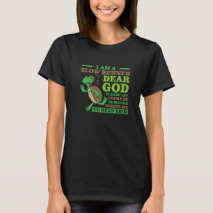 T-shirt Je Suis Un Marat De Fitness Sprint De Coureur Lent