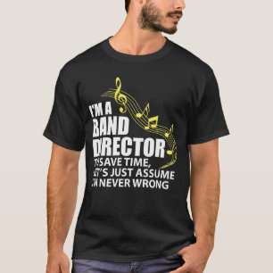 T-shirt Je suis un mélomane de directeur Funny Musician d