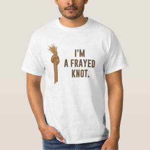 T-shirt Je suis un noeud frangé
