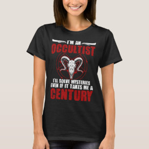 T-shirt Je suis un Occultiste Satanic Witchcraft Baphomet