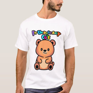 T-shirt Je suis un ours mignon insupportable