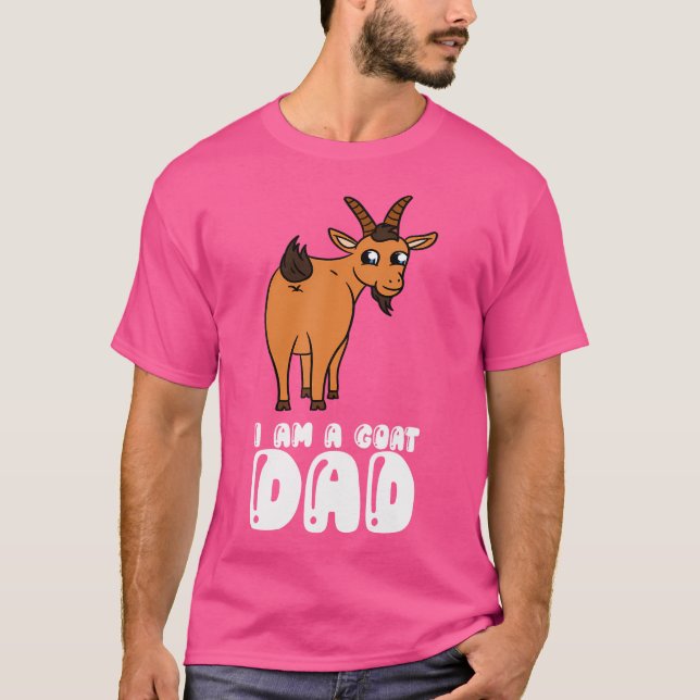 T-shirt Je Suis Un Papa De Chèvre (Devant)