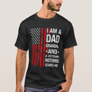 T-shirt Je Suis Un Papa Grand-Père Et Un Vétérinaire Rien 