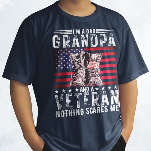 T-shirt Je suis un papa grand-père vétéran amusant père re (Créateur téléchargé)