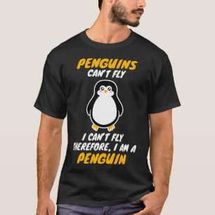 T-shirt JE SUIS UN PÉGIN Cant Fly Cool Animal