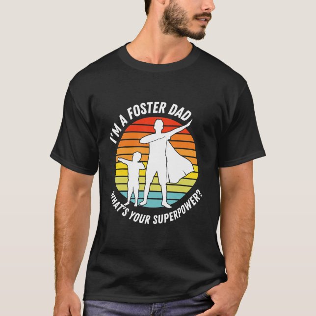 T-shirt Je suis un père de famille Quel est votre meilleur (Devant)