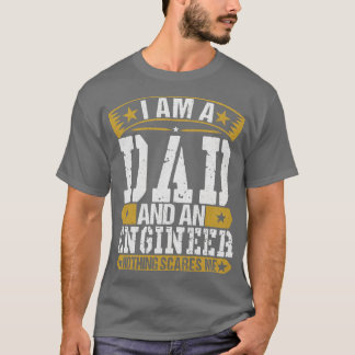 T-shirt Je Suis Un Père Et Un Ingénieur