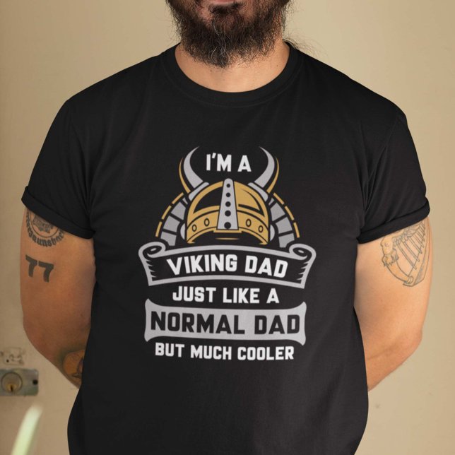 T-shirt Je suis un père viking (Créateur téléchargé)