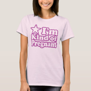 T-shirt Je suis un peu enceinte