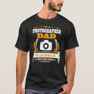 T-shirt Je suis un photographe papa Fête des pères photogr