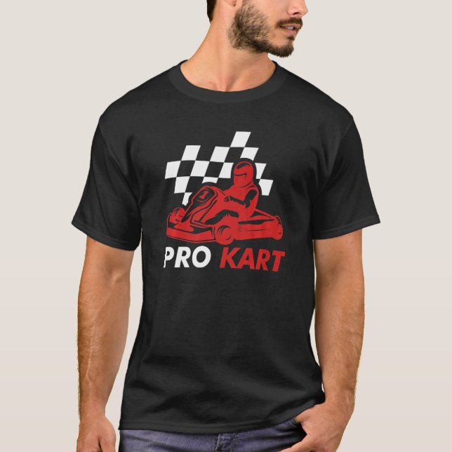 T-shirt Je suis un pilote professionnel Kart Racing Go Kar (Devant)