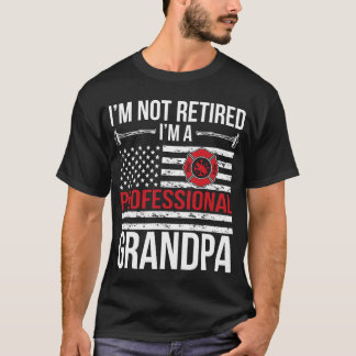 T-shirt JE SUIS Un Pompier Retraité Grand-père Cadeau de f