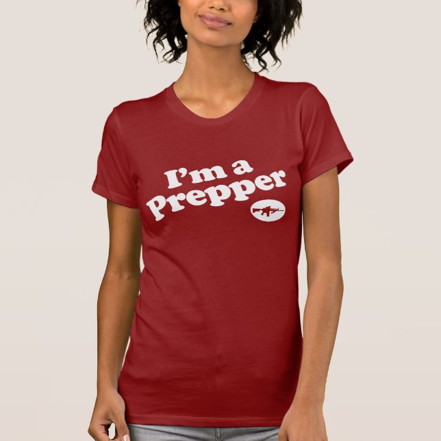 T-shirt Je suis un Prepper (Devant)