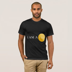 T-shirt JE SUIS UN PRO Minimaliste Motivationnel