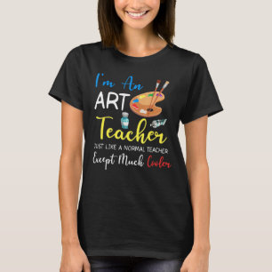 T-shirt Je suis un professeur d'art tout comme un professe