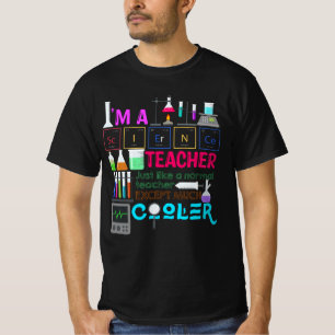 T-shirt Je suis un professeur de sciences Retour à l'éco