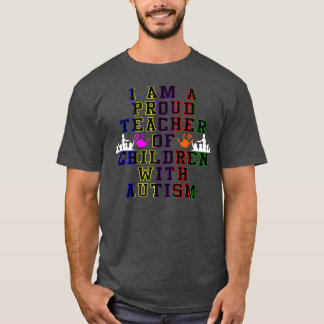 T-shirt Je Suis Un Professeur Fière D'Enfants Avec Prémi A