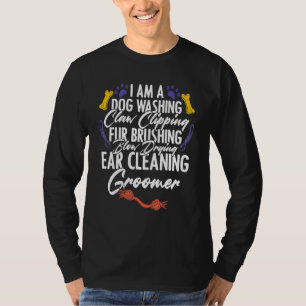 T-shirt Je suis un professionnel de toilettage pour chiens