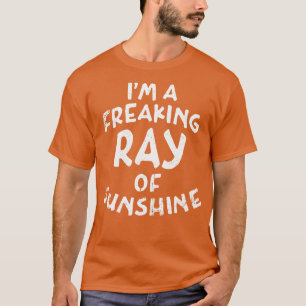 T-shirt Je Suis Un Rayon De Chaleur De Soleil Vintage Look