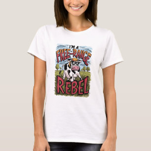 T-shirt Je suis un rebelle à portée libre