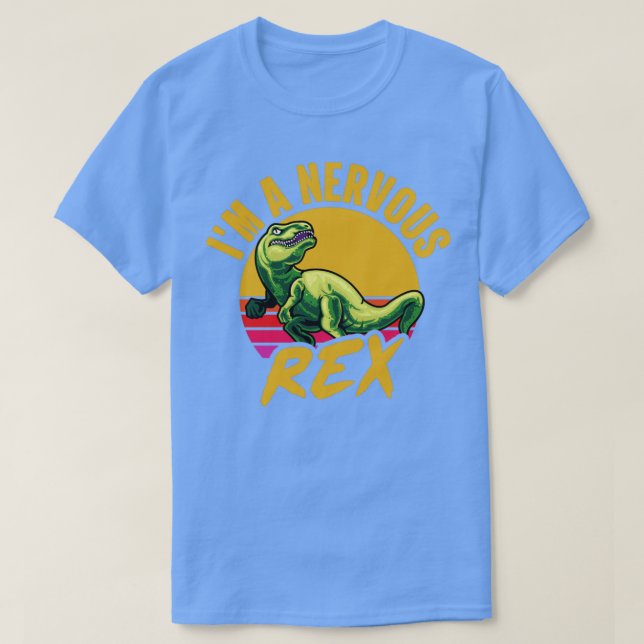 T-shirt Je suis un Rex nerveux (Design devant)
