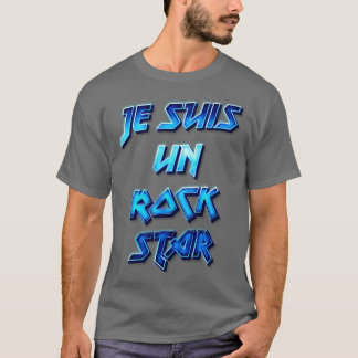 T-shirt Je Suis Un Rock Star