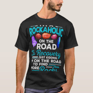 T-shirt Je Suis Un Rockaholic Sur Le Chemin De La Récupéra
