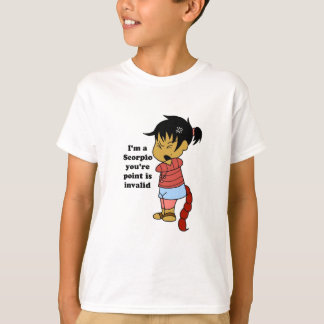 T-shirt je suis un Scorpion que vous êtes point est