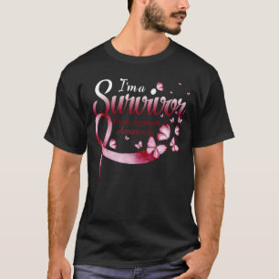 T-shirt Je suis un survivant Cerveau Aneurysme de sensibil