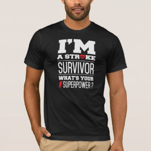 T-shirt Je suis un survivant de course. Quelle est la