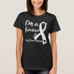 T-shirt Je suis un survivant de la sensibilisation au canc