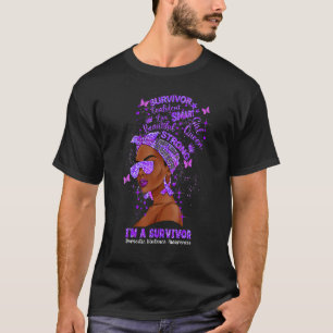 T-shirt Je suis un survivant de la violence domestique Sen