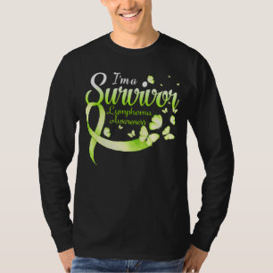 T-shirt Je suis un survivant Lymphoma Sensibilisation Papi