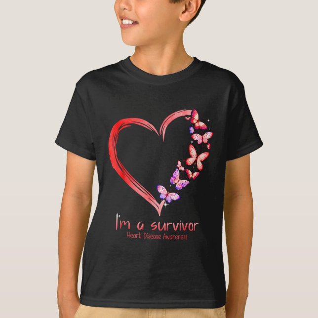 T-shirt Je Suis Un Survivant Mois De Sensibilisation Aux M (Devant)