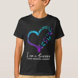 T-shirt Je Suis Un Survivant Sensibilisation À La Préventi