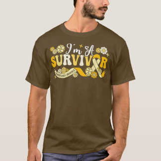 T-shirt Je suis un survivant Soutien de sensibilisation au