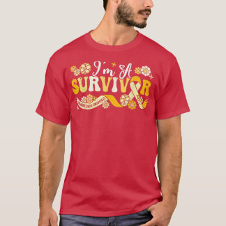T-shirt Je suis un survivant Soutien de sensibilisation au