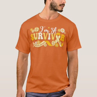 T-shirt Je suis un survivant Soutien de sensibilisation au