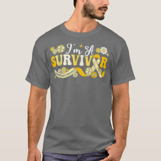 T-shirt Je suis un survivant Soutien de sensibilisation au