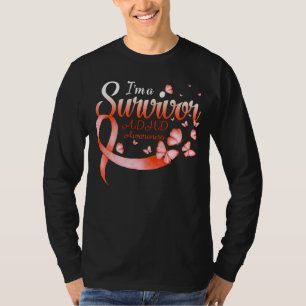 T-shirt Je suis un survivant TDAH Sensibilisation Papillon
