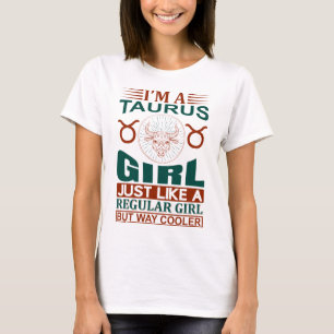 T-shirt Je Suis Un Taurus Cool Signe Zodiaque