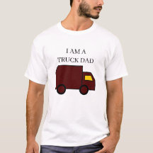 Je suis un Truck Papa "Camion Brown" - Texte noir