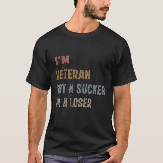 T-shirt "Je suis un vétéran, pas un aspirateur