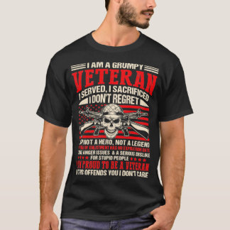 T-shirt Je Suis Un Vétérinaire Grave Que J'Ai Servi, J'Ai