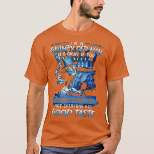 T-shirt Je Suis Un Vieux Homme Grincheux, Ça Va Si Tu Ne M