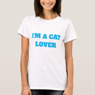T-SHIRT JE SUIS UNE AMATRICE DE CHATS-BASE